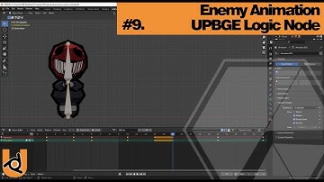 UPBGE Wonder Egg X Vampire Survivors #9 | Enemy Animation | Logic Node | Nhij Quang