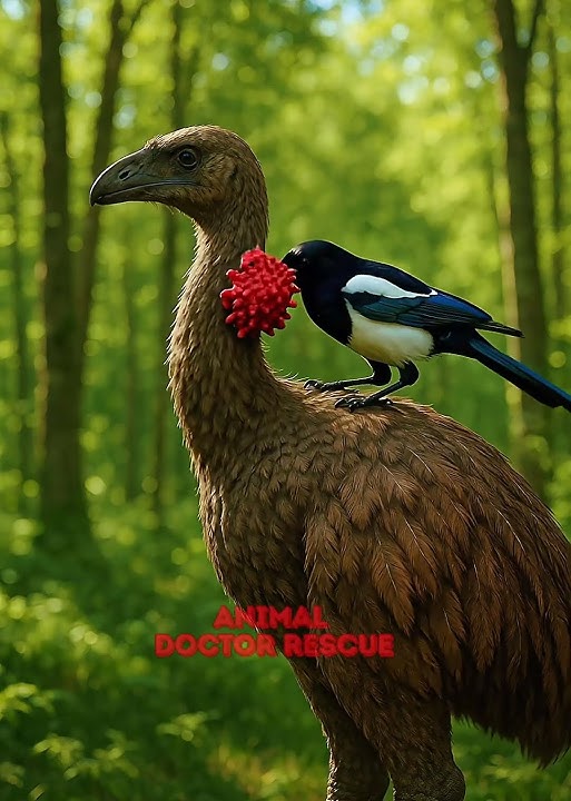 ⚠️A bird saved a moa with a tumor.
