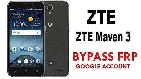 ZTE Maven 3 Android 7.1.1 FRP/Google Bypass FRP Unlock without PC 100% Work