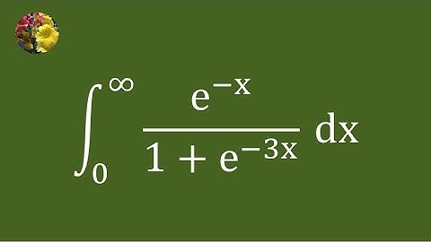 Evaluating the improper integral using basic techniques (Mis-334)