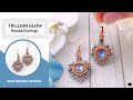 Trillion Glow Beaded Crystal Earrings Tutorial
