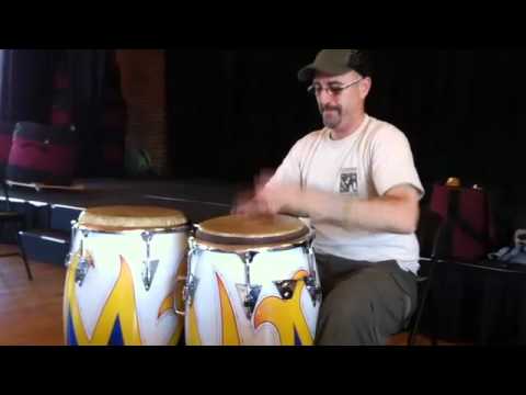 Edgardo breaking down rhythm - then speeding it way up