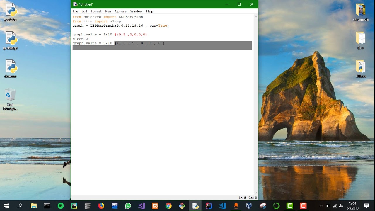 Python ile Raspberry Pi Kodlama Dersleri 9 - YouTube