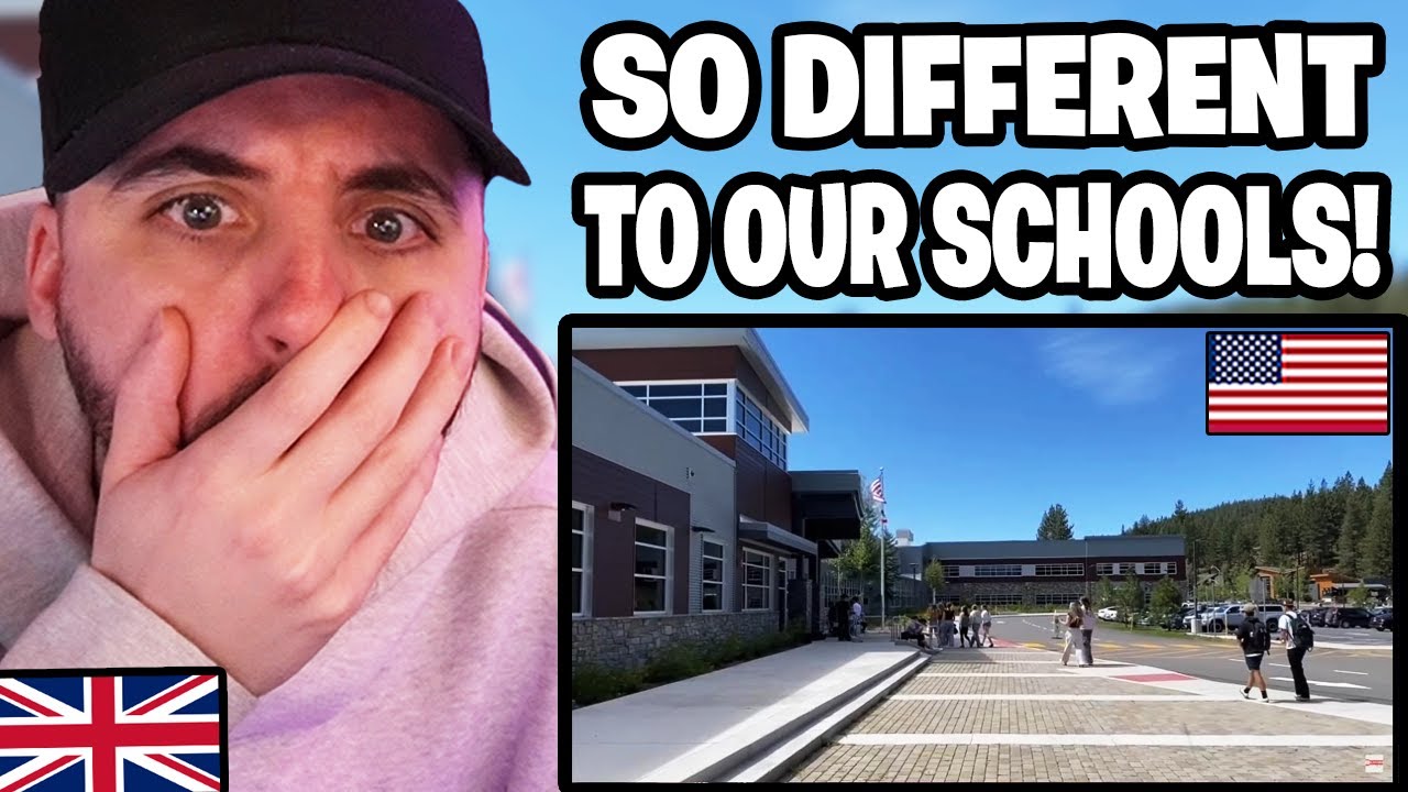 Brit Reacts to Day in the Life at American High School