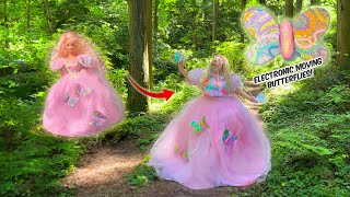 Making a real life magic Barbie dress! (It moves!)