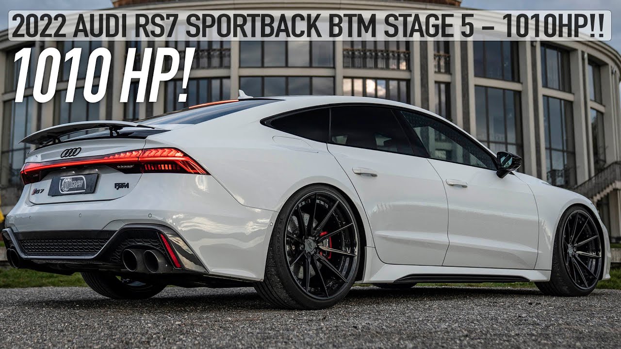 INSANE! 2022 AUDI RS7 BTM 1010HP/1250NM STAGE 5 - WHEN CRAZY GETS