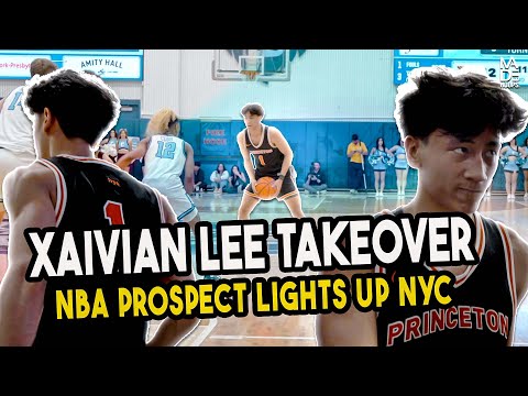 Future NBA Draft pick XAVIAN LEE TAKES OVER NYC in Fashion!! 🍿🔥