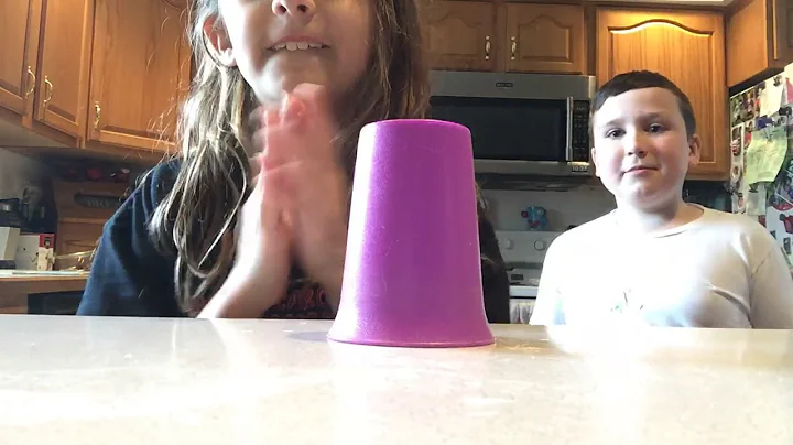 Trying to do the cup song