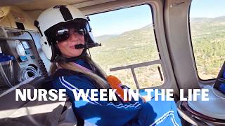 FLIGHT NURSE DAYS IN MY LIFE — two 24 hour shifts as a registered nurse, HEMS