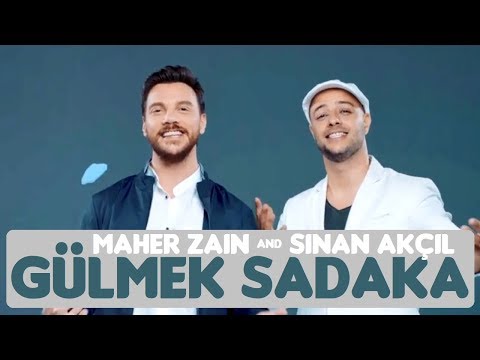 Maher Zain \u0026 Sinan Akçıl - Gülmek Sadaka (Lyric Video) | ‎(ماهر زين - الإبتسامة صدقة (كلمات