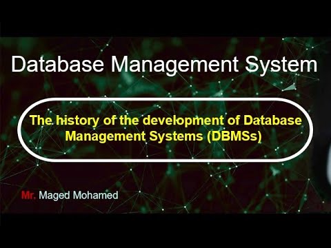 The history of the development of Database Management Systems (DBMSs ...