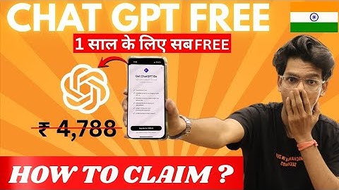 ChatGPT Go FREE 12 Months Subscription Claim Kaise Kare ? | Full Redeem Process (2025)