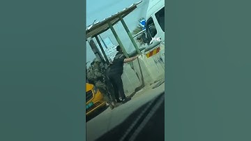 Israeli soldiers harass Palestinians men at checkpoint in West Bank