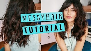 Messy Waves Hair Tutorial My 10 Minute Routine