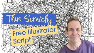 Illustrator Free Script : How To Create Thin Scratchy Random Lines