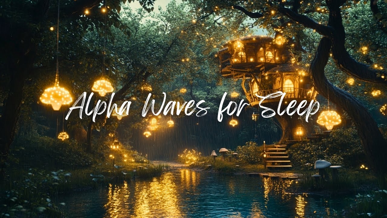 Binaural Beats | Alpha Waves Music & Rain Sounds for Deep Sleep, Stress ...