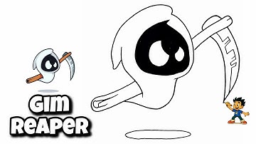How to Draw a Grim Reaper #grimreaper #drawingvideo #halloweendrawing 