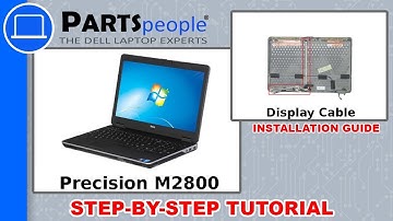 Dell Precision M2800 (P29F001) Display Cable How-To Video Tutorials