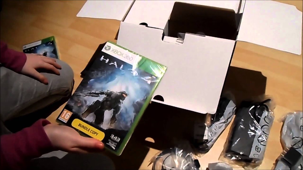 Unboxing PAL Halo 4 Limited Edition Xbox 360 Console HD - YouTube