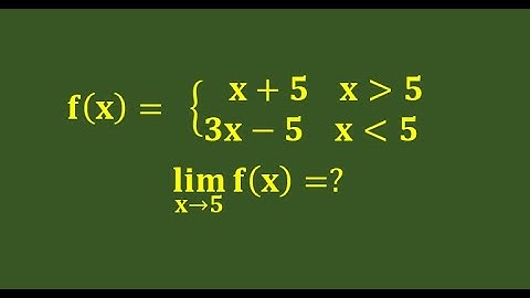 limits of piecewise function