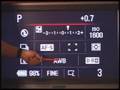 Sony A200 A350 A300 display screen shortcuts