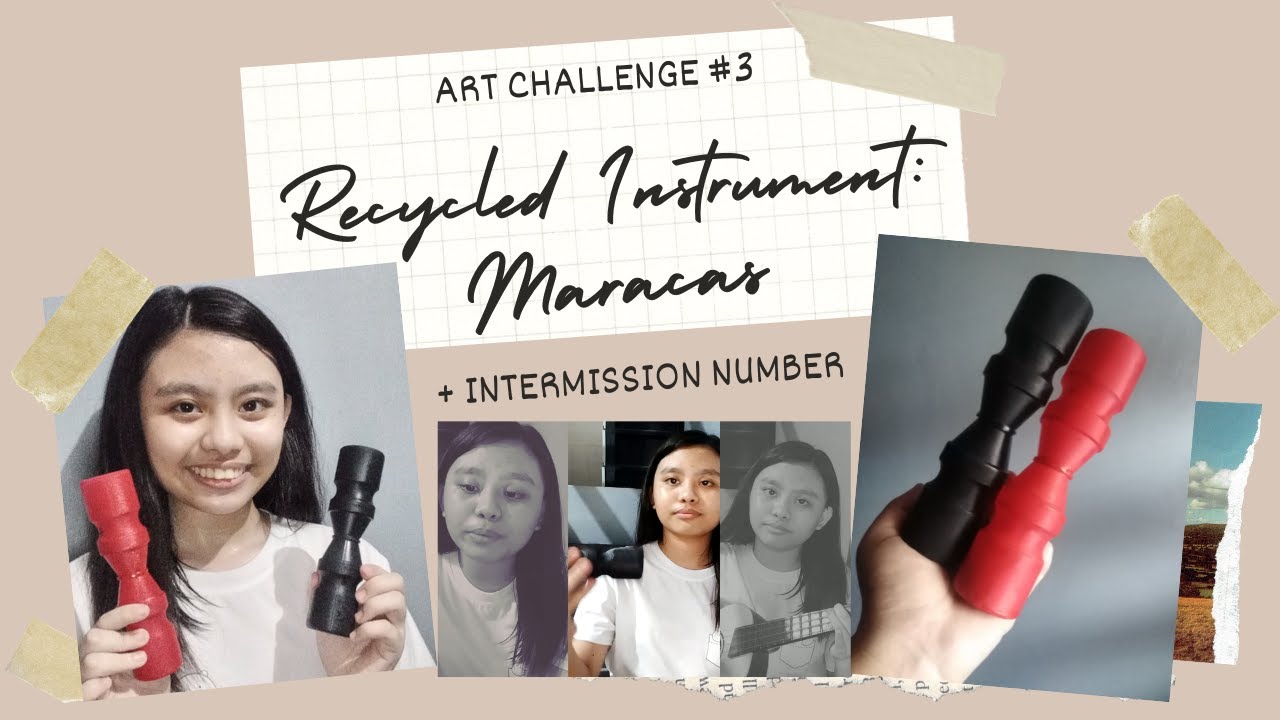 DIY Project Recycled Instrument Maracas From Empty Yakult Bottle