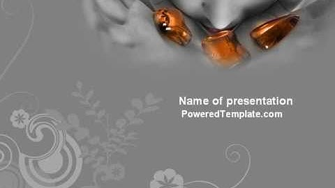 Beauty Salon PowerPoint Template by PoweredTemplate.com