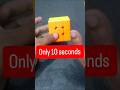 Learn solve Rubik's cube only 10 seconds #shots