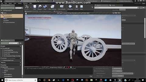 UE4 | Physics Constraint Actor | CANNON Napoleon