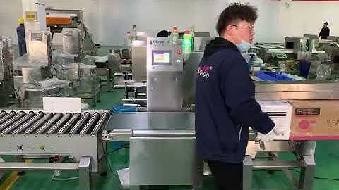 check weigher for over 20 kgs corrugated box