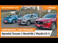 [Comparativa Rutamotor] SUV medianos - Haval H6 vs Mazda CX5 vs Hyundai Tucson - Test Drive 4K