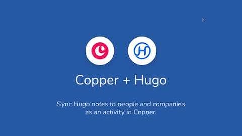 Integration demo Copper