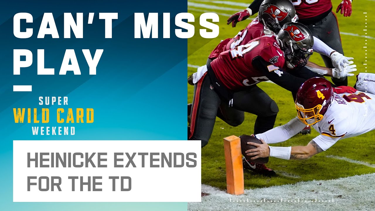 Taylor Heinicke EXTENDS for the Touchdown!