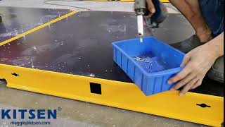 Assemble the plywood to aluminum frame--KITSEN Fastform