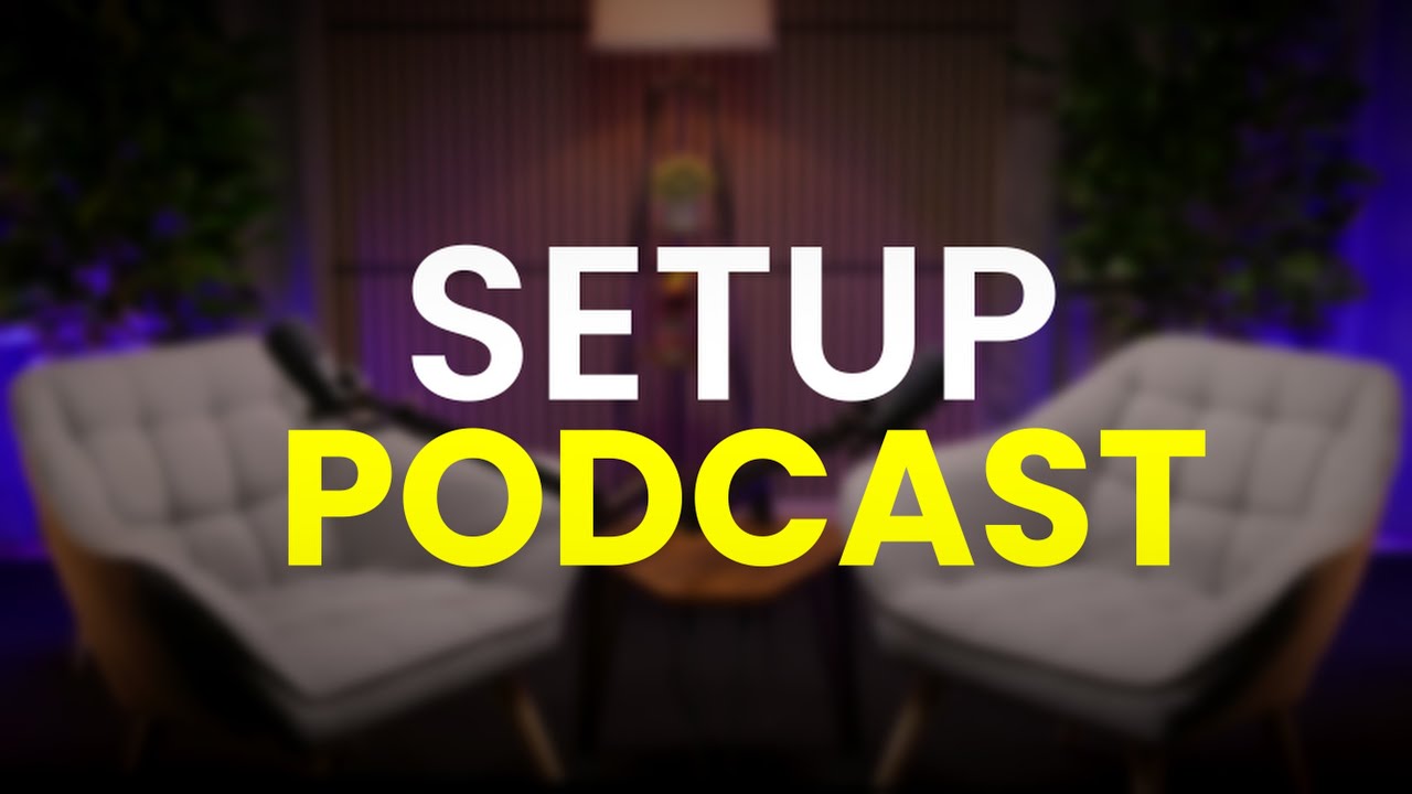 🔥 COMO Montar un SET de VideoPODCAST  COMPLETO (Iluminación, Cámaras, Audio)