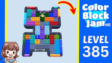 Color Block Jam Level 385 Solution Walkthrough
