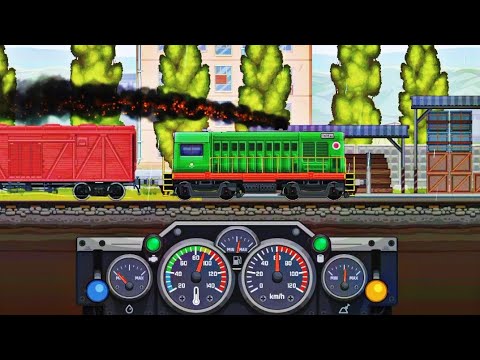 Very Realistic 2D Train Simulator for kids and adults - YouTube