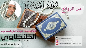 قران كريم تلاوة الشيخ محمد عبدالوهاب الطنطاوي القصص | Sheikh Abdul Wahab Tantawi Al-Qasas