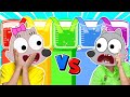 🌈Pica Learns Colors with Colorful Family | Learn Colors for Kids | Pica Parody Channel