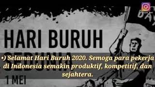 Story wa 30 detik selamat hari buruh 2020 || Kumpulan ucapan hari buruh • Happy may Day