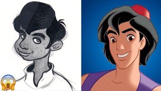 20 Disney Characters Looked In Their Original Concept Art