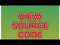View Source Code Of Any Website Coding Taggers