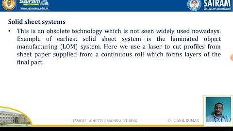Lecture Video 15ME82_ Module 1_Solid sheet System _ Dr C Anil Kumar