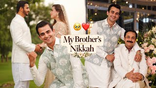 MERAY BHAI KA NIKKAH! 🥹❤️‍🩹 | Wedding Day Vlog  
