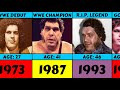 Andre the giant from 1971 to 1993