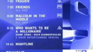 Channel 9S Monday 2003