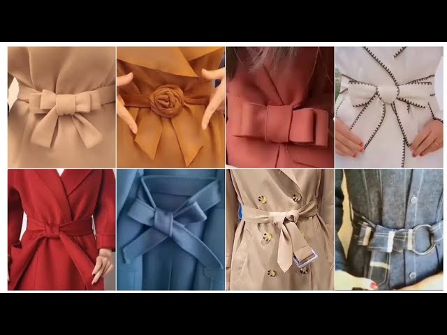 Amazing Ways to Tie Belts. How to Tie Belts on Dresses Easily and