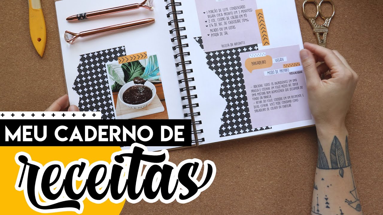 BULLET JOURNAL RECEITAS | by Aline Albino