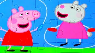 PEPPA PIG! СВИНКА ПЕППА! ПАЗЛ ДЛЯ ДЕТЕЙ! PUZZLES VIDEO FOR KIDS!