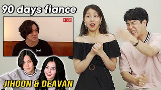 Koreans react to 90 Day Fiancé_  The other way!!! (Jihoon and Deavan)